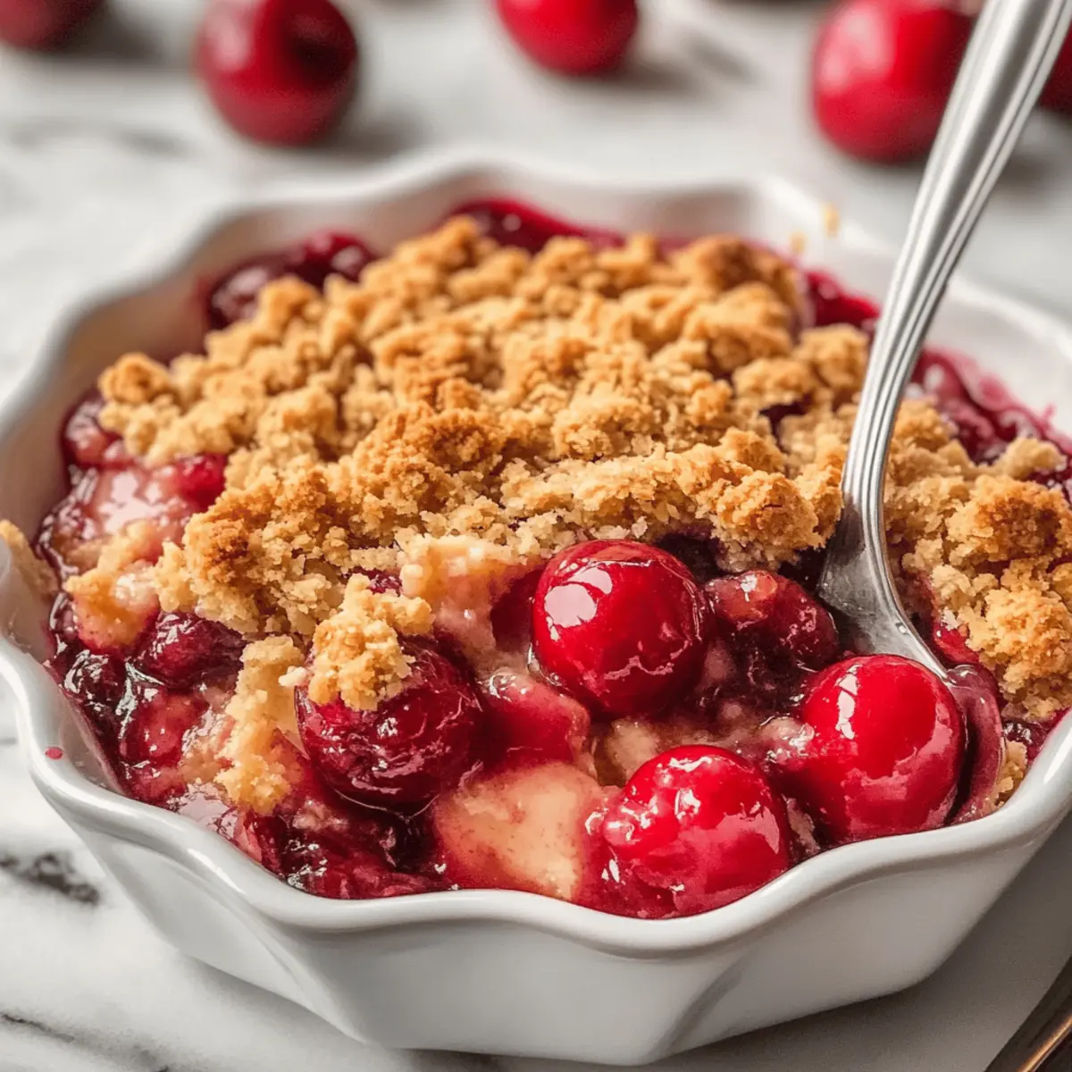 Irresistible Homemade Cherry Crumble You’ll Love to Bake