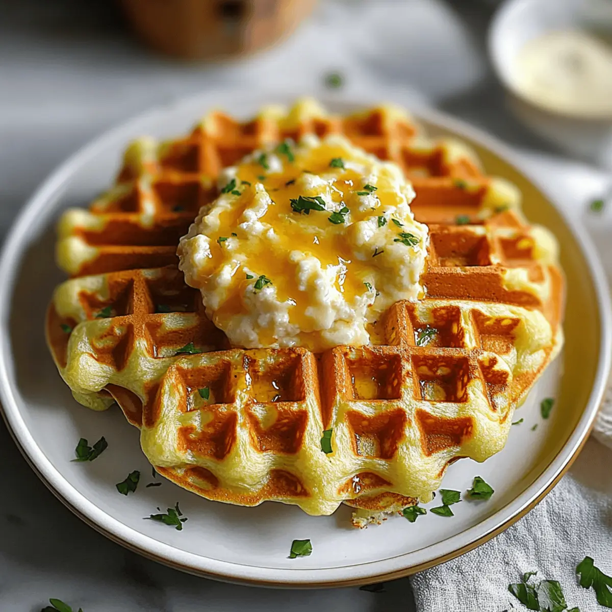 Cheesy Cauliflower Waffles: Your New Favorite Comfort Food