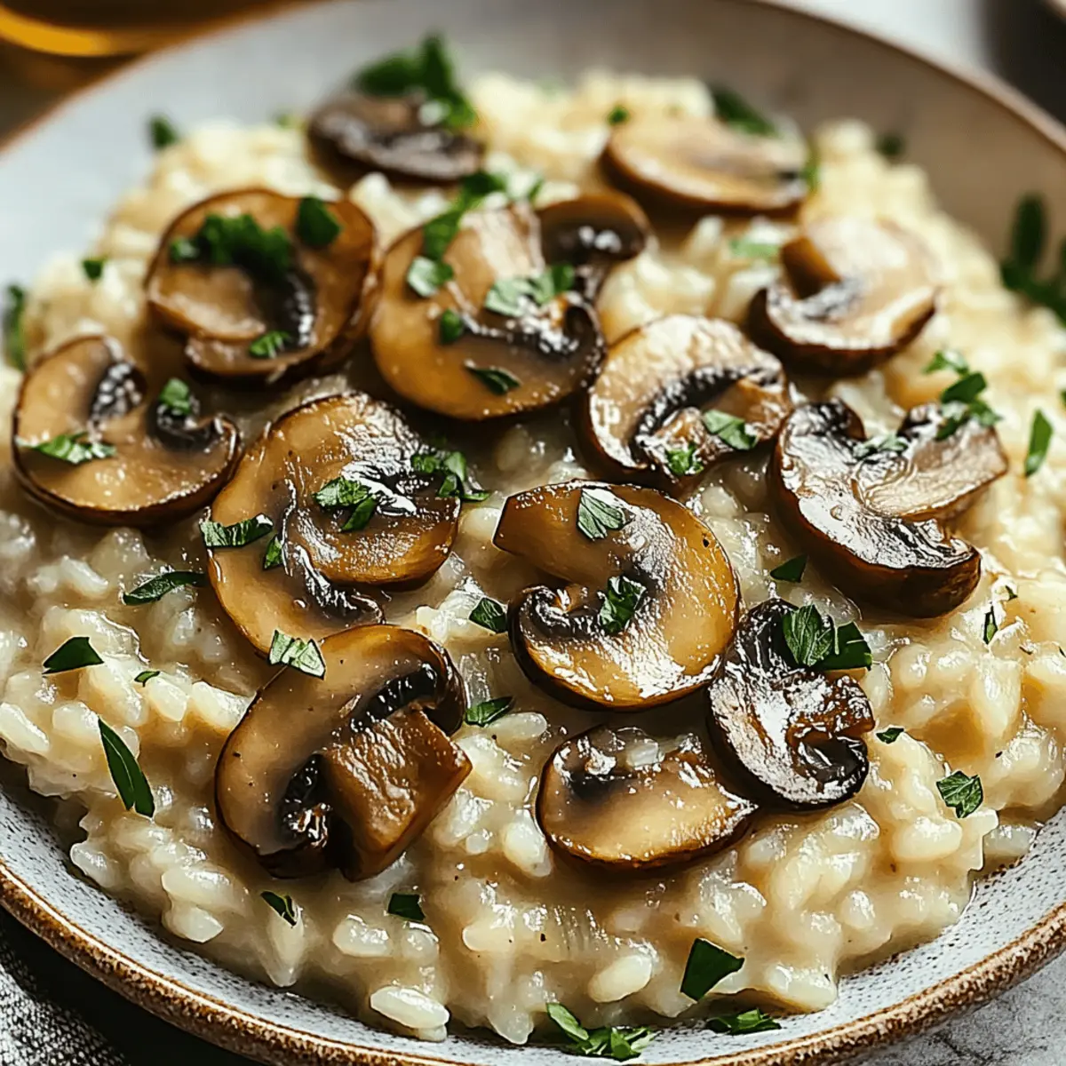 Creamy Oven Risotto with Mushrooms for Cozy Nights