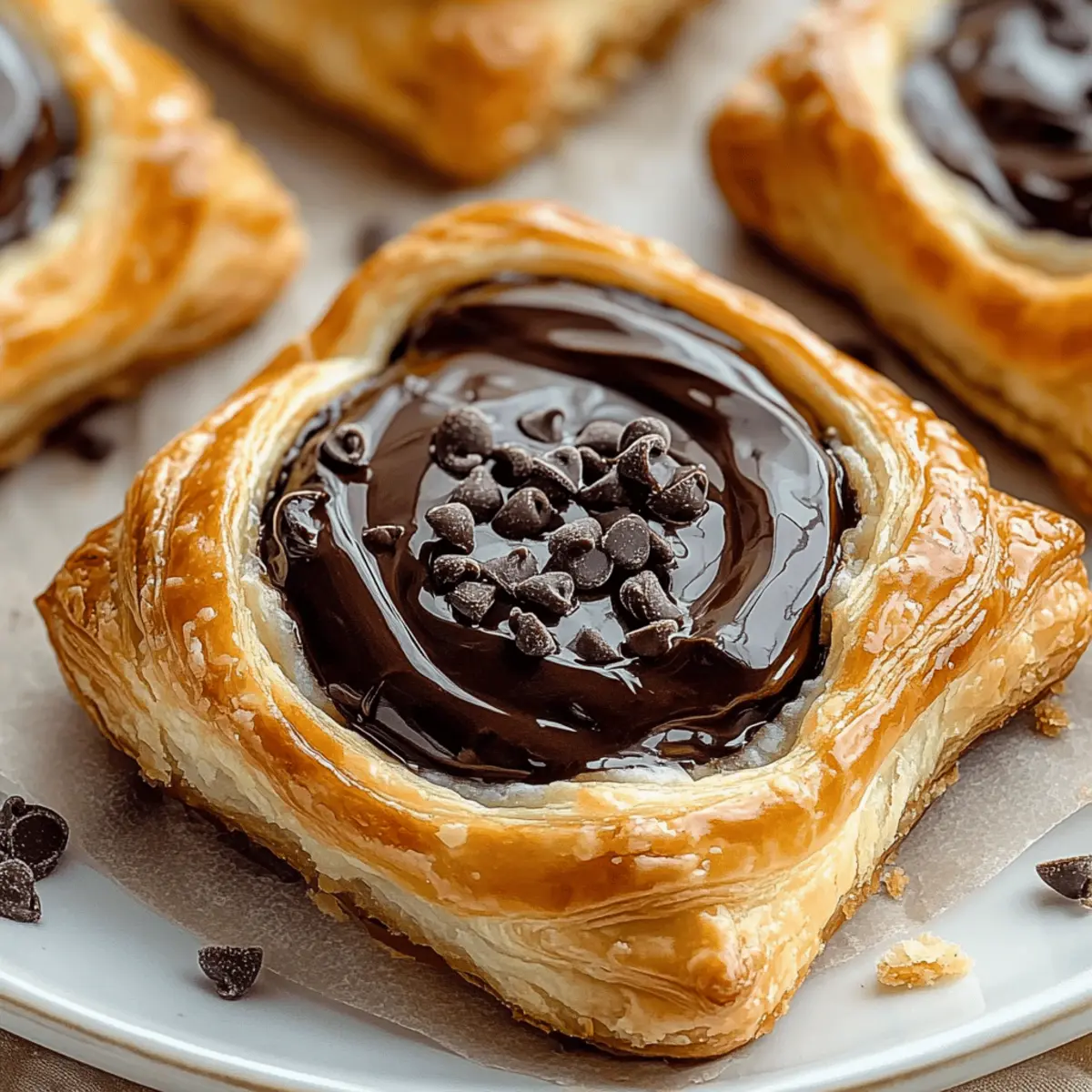 Irresistible Chocolate Cream Cheese Danish for Breakfast Bliss