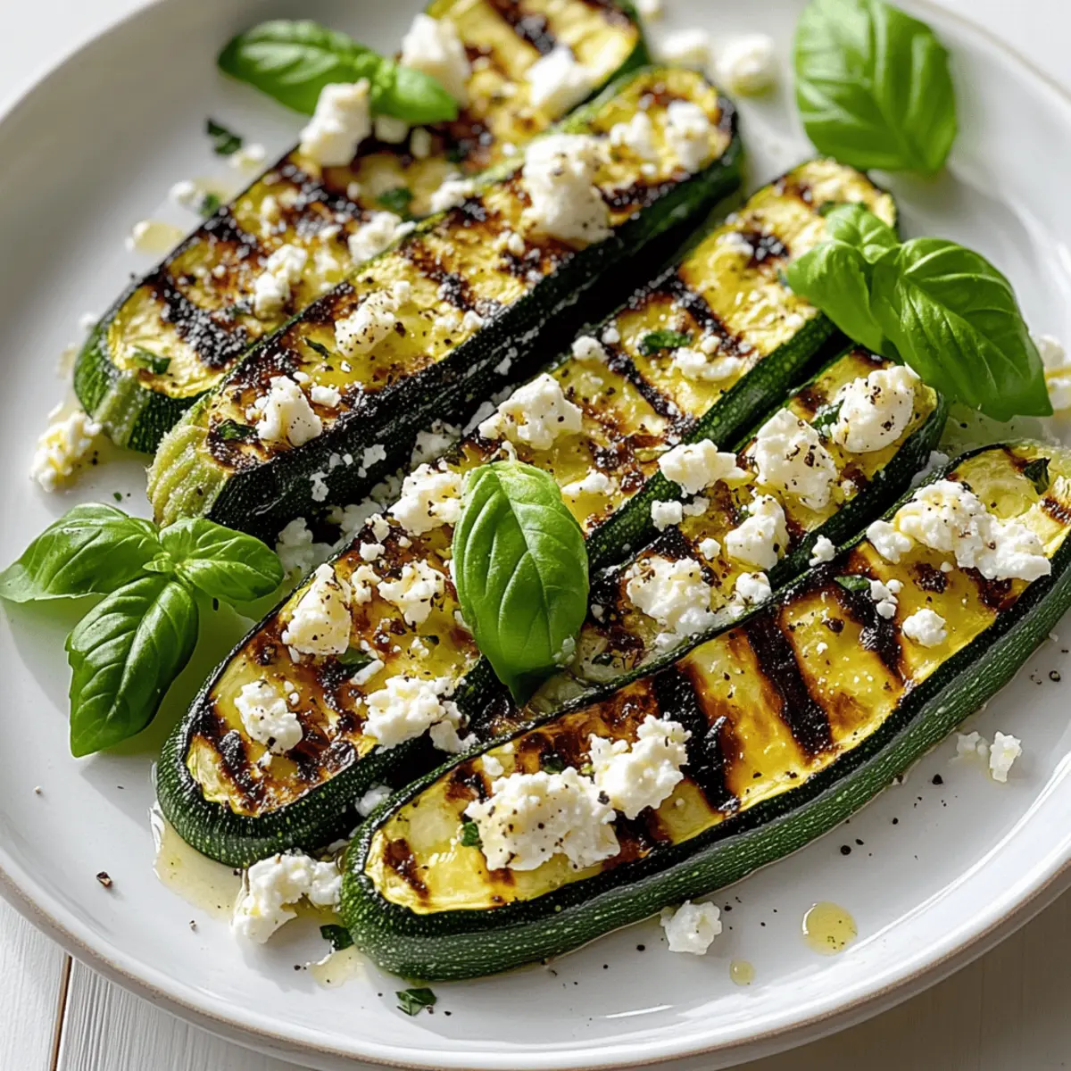 Grilled Zucchini with Feta & Basil: A Fresh Summer Delight