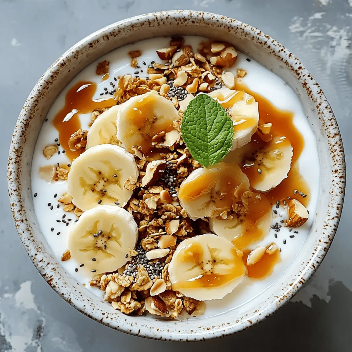 Salted Caramel Banana Yogurt Bowl: Your Easy Morning Treat