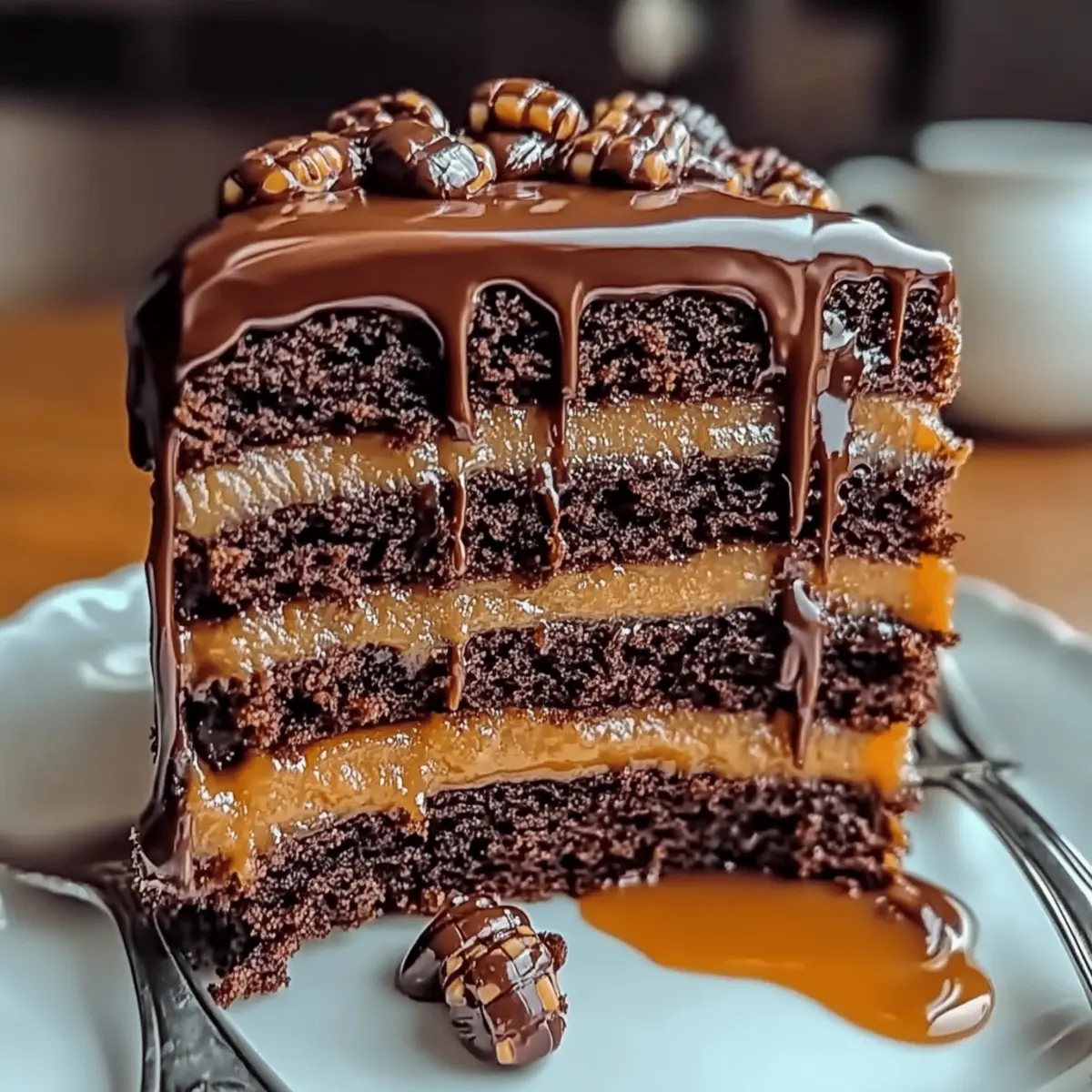 Decadent Chocolate Turtle Dream Cake for Sweet Celebrations