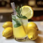 Mint and Rosemary Lemonade with Vanilla