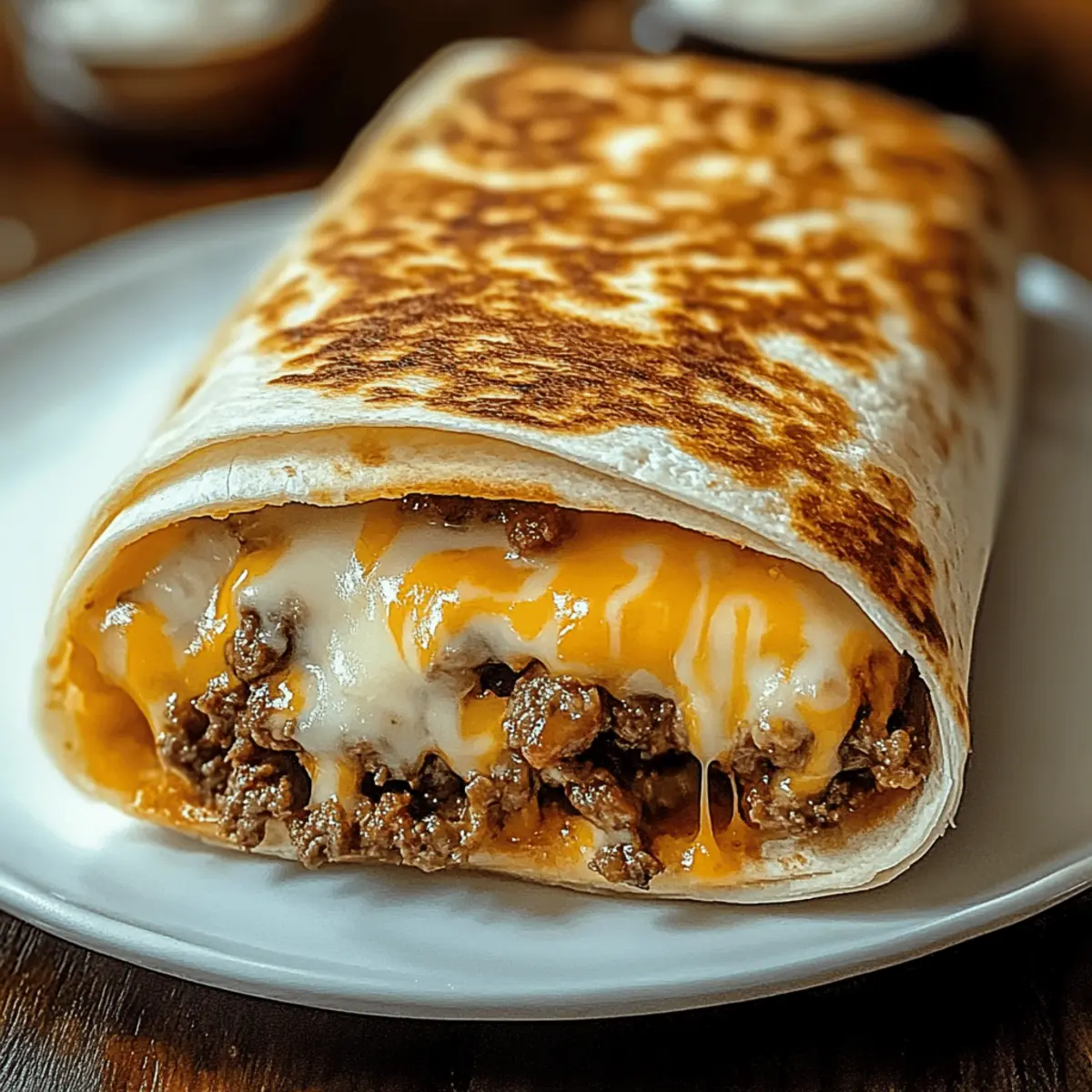 Melt-in-Your-Mouth Easy Grilled Cheese Burrito Recipe