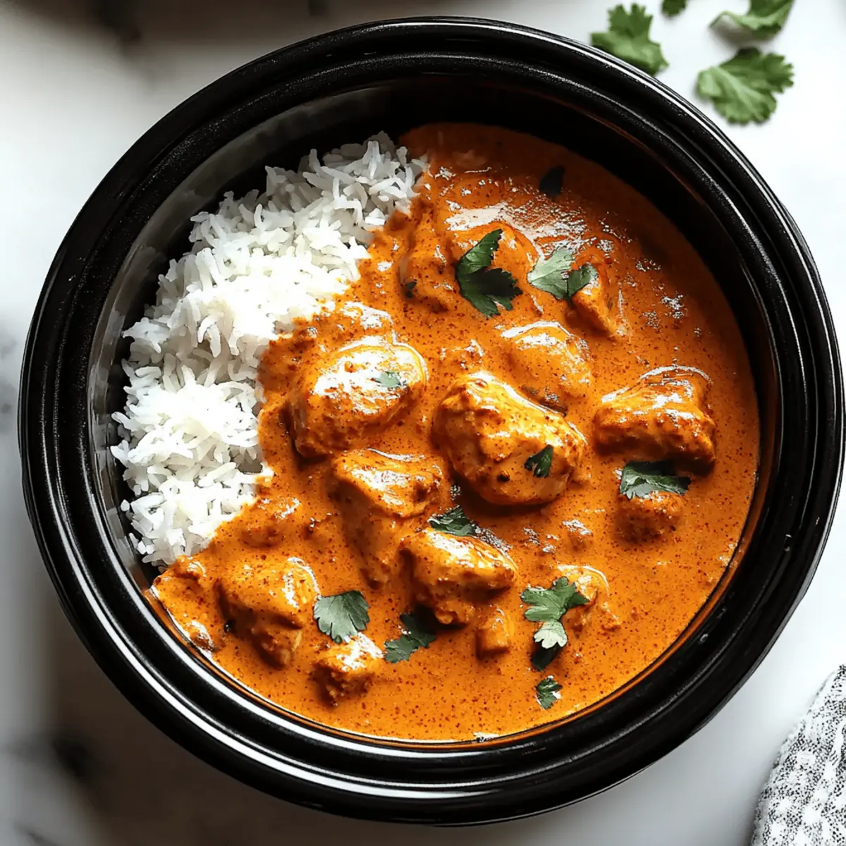 Creamy Slow Cooker Butter Chicken for Effortless Comfort