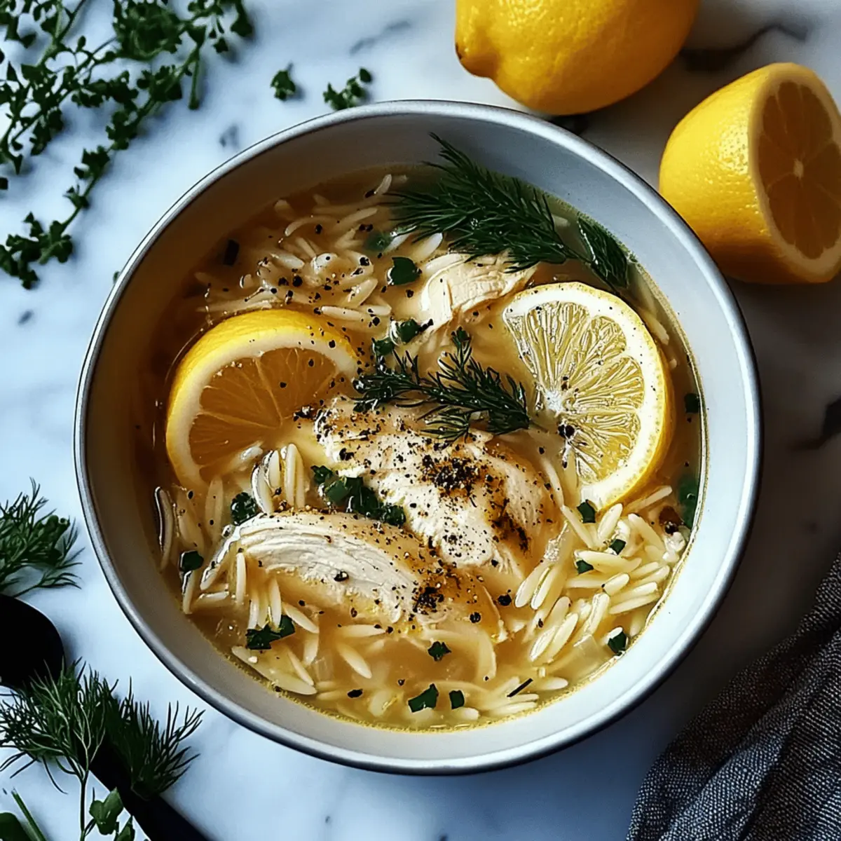 Greek Lemon Chicken Soup: Your Cozy Mediterranean Escape