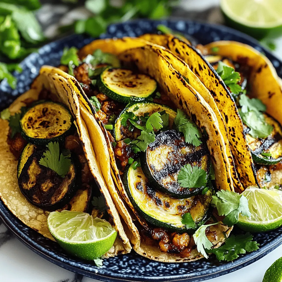 Savory Blackened Zucchini Tacos for Quick Summer Nights