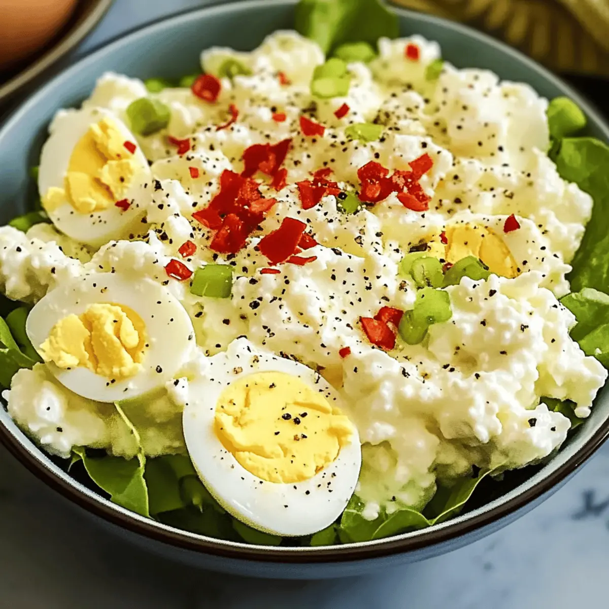 Keto Cottage Cheese Egg Salad: Creamy, Quick & Low-Carb Treat