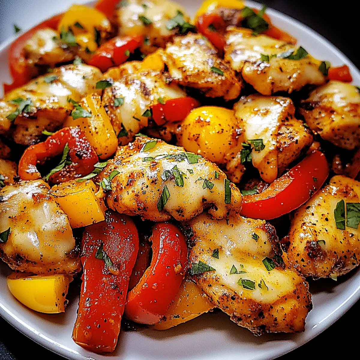 Savor the Spice: Cajun Chicken with Bell Peppers Delight