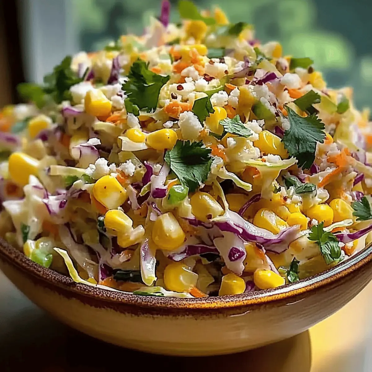 Delicious Mexican Street Corn Coleslaw: A Zesty Side Dish Delight