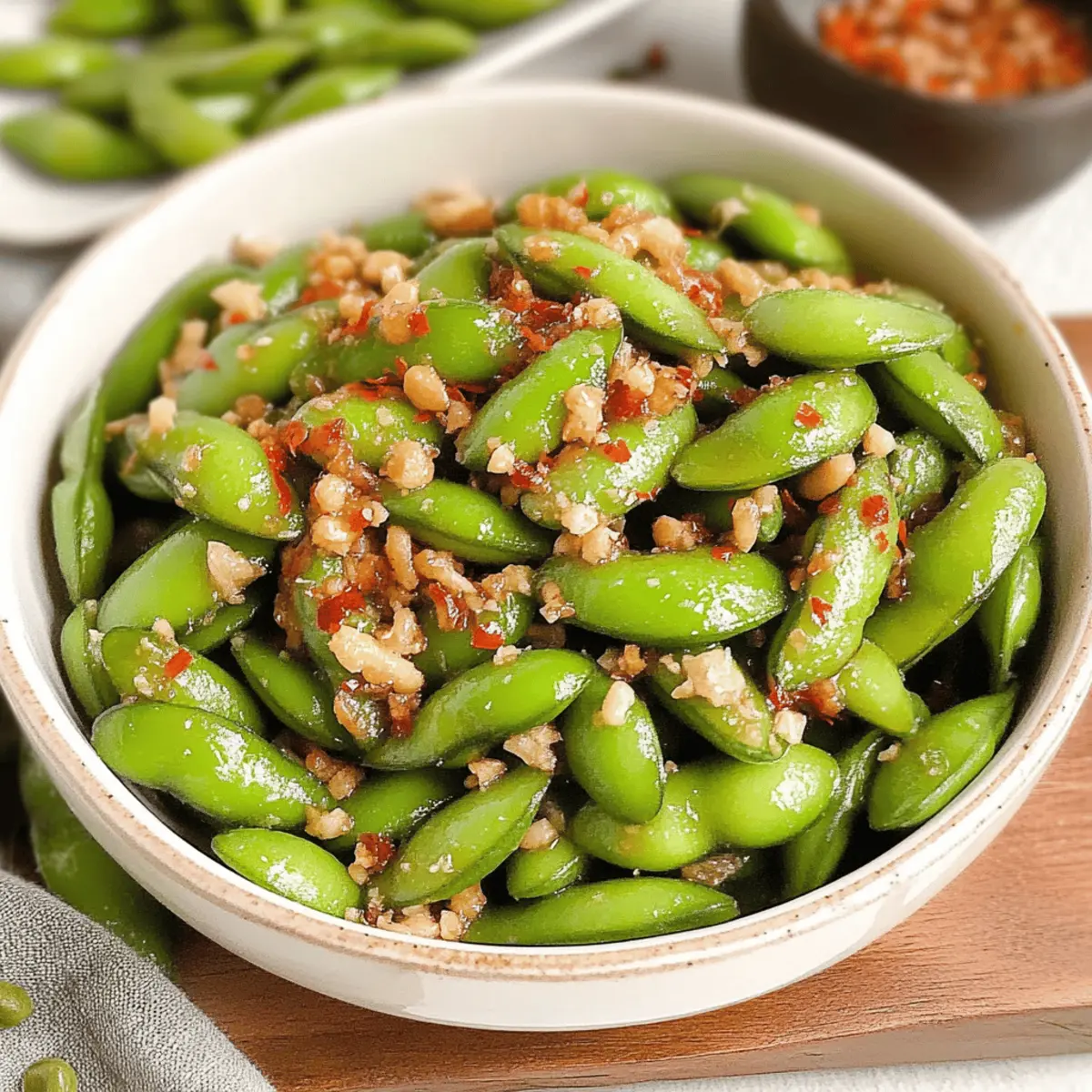 Savory High-Protein Garlic Edamame: Your New Guilt-Free Snack