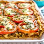 Slab Tomato Pie