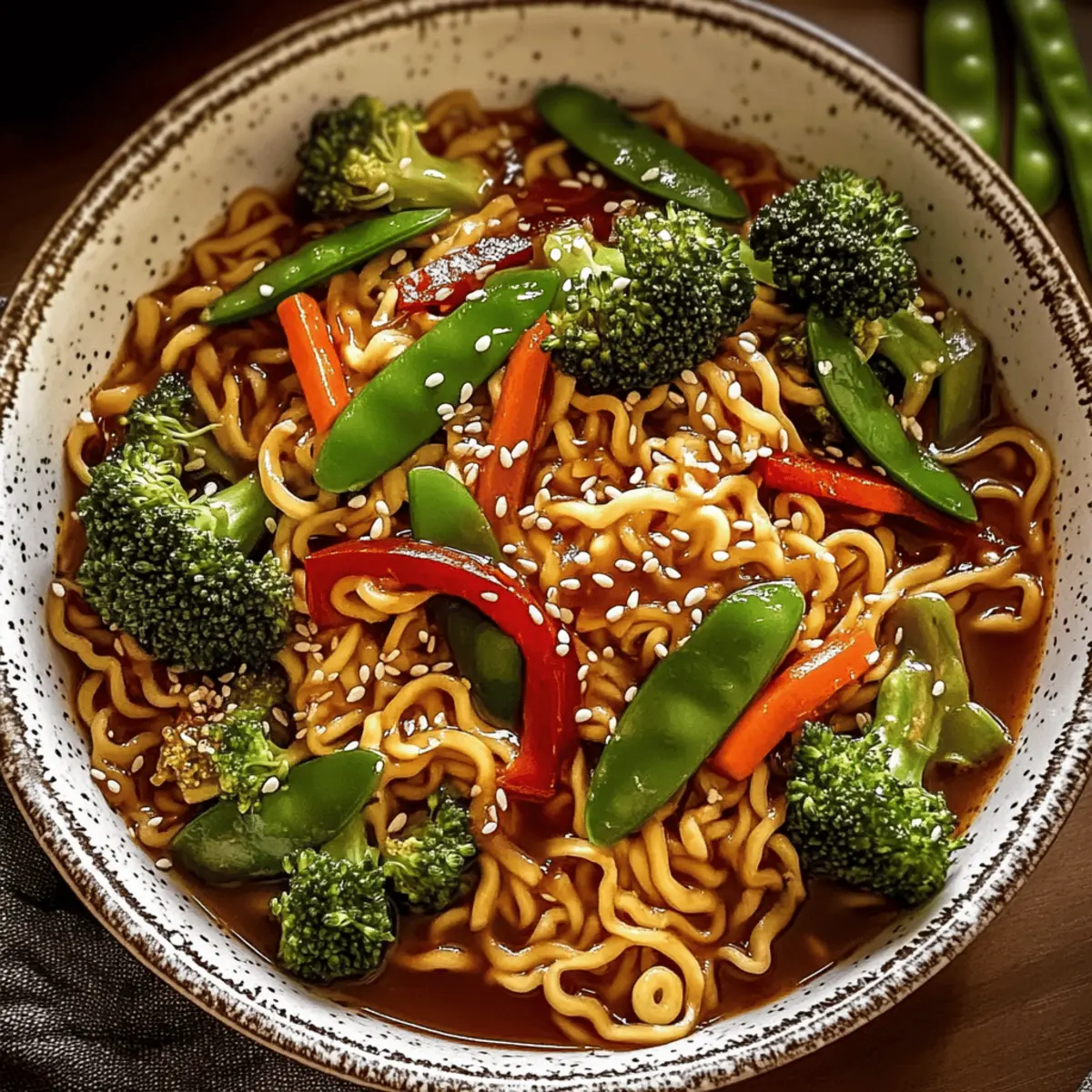 Savory Saucy Ramen Noodles Vegan in Just 30 Minutes