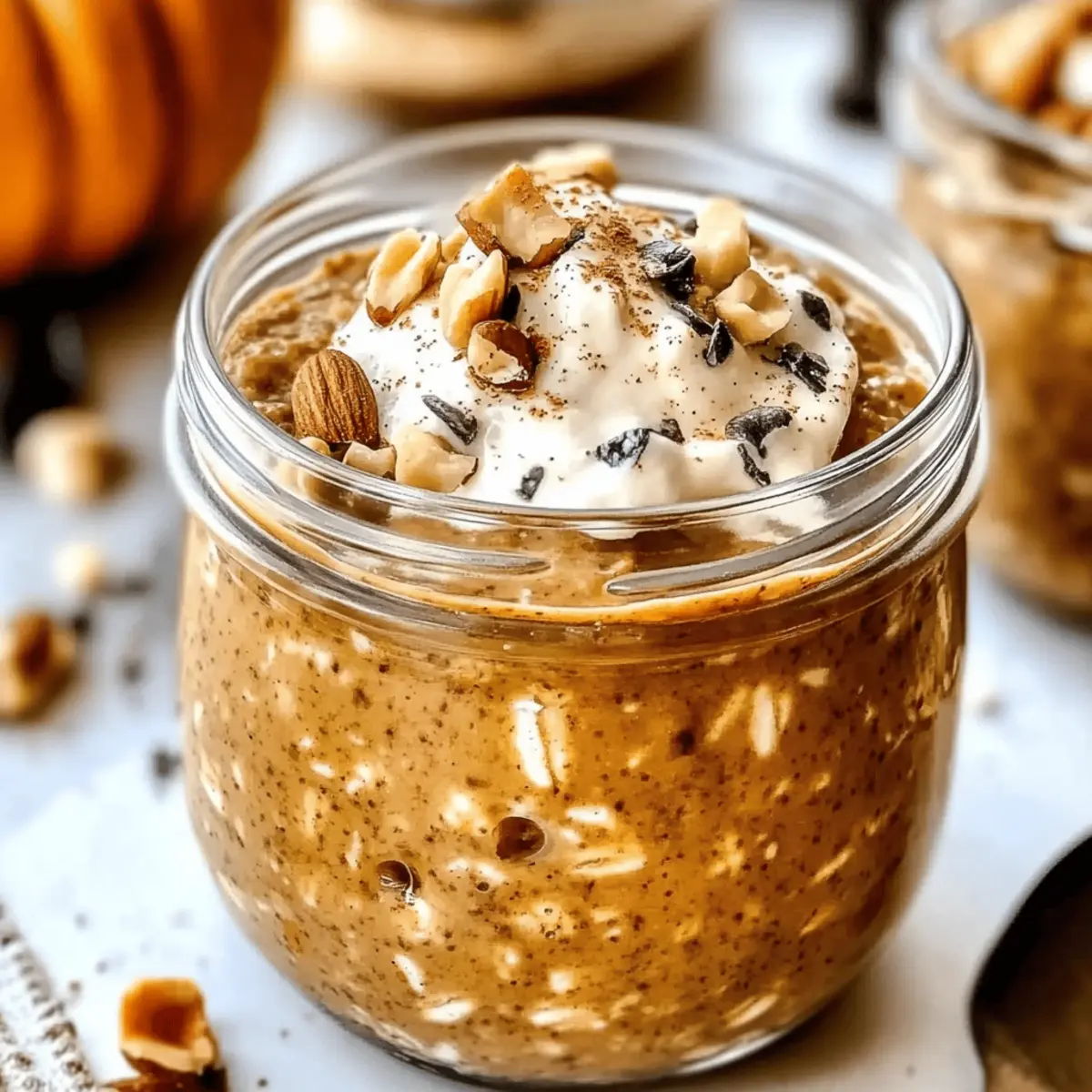 Creamy Pumpkin Overnight Oats for a Cozy Fall Morning