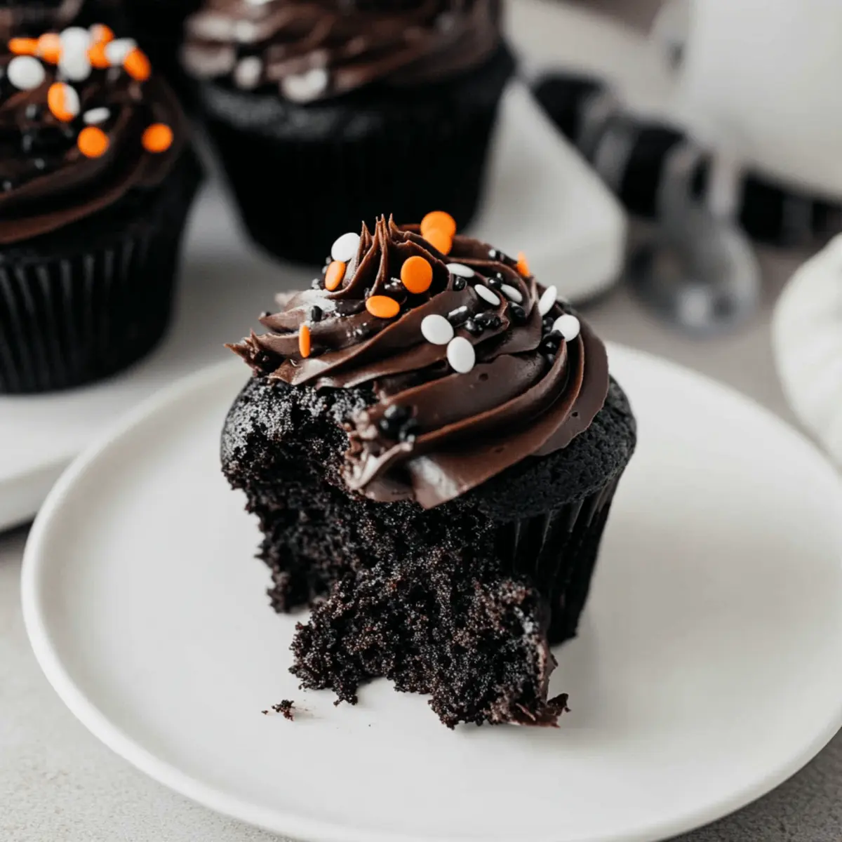 Irresistibly Moist Black Velvet Cupcakes for Halloween Fun