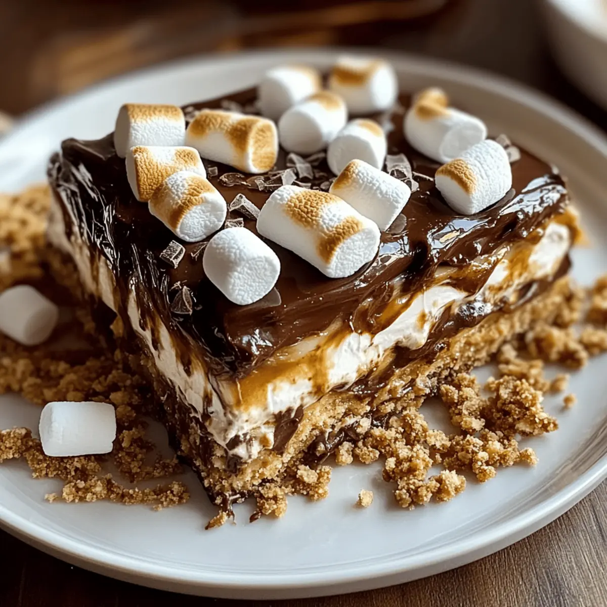 Decadent No-Bake S’mores Lasagna for Effortless Indulgence