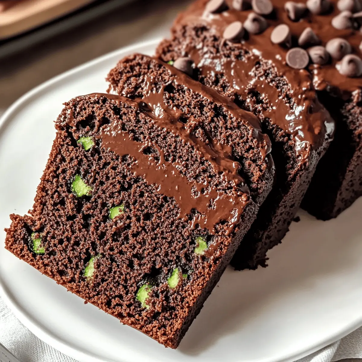 Double Chocolate Cake Mix Zucchini Bread - A Rich, Moist Treat