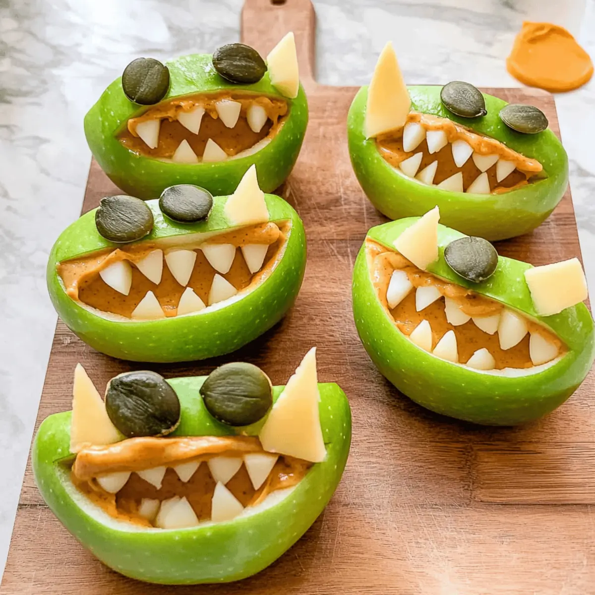 Green Apple Monsters: Fun, Healthy Halloween Treats for Kids