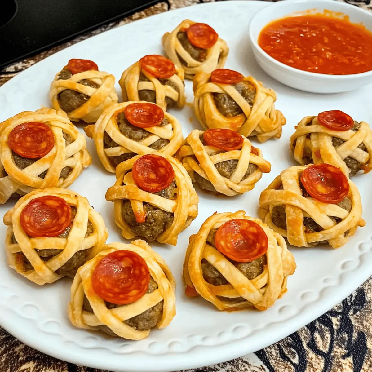 Delicious Halloween Mummy Meatballs in Just 30 Minutes