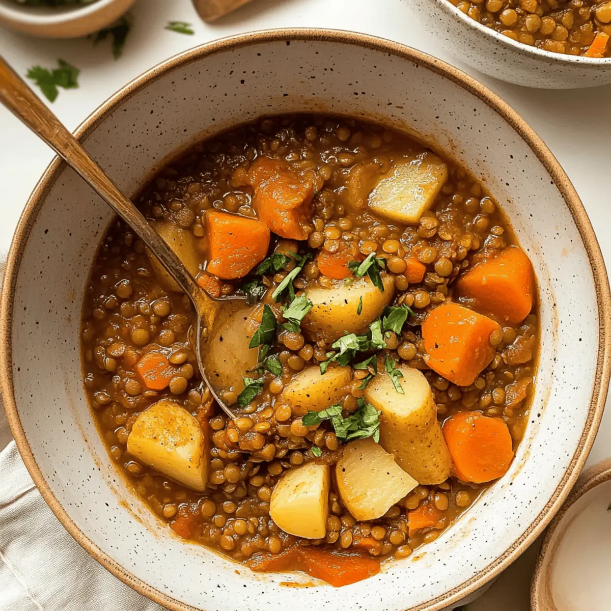 Hearty Lentil Stew: Comforting Vegan Delight in 45 Minutes