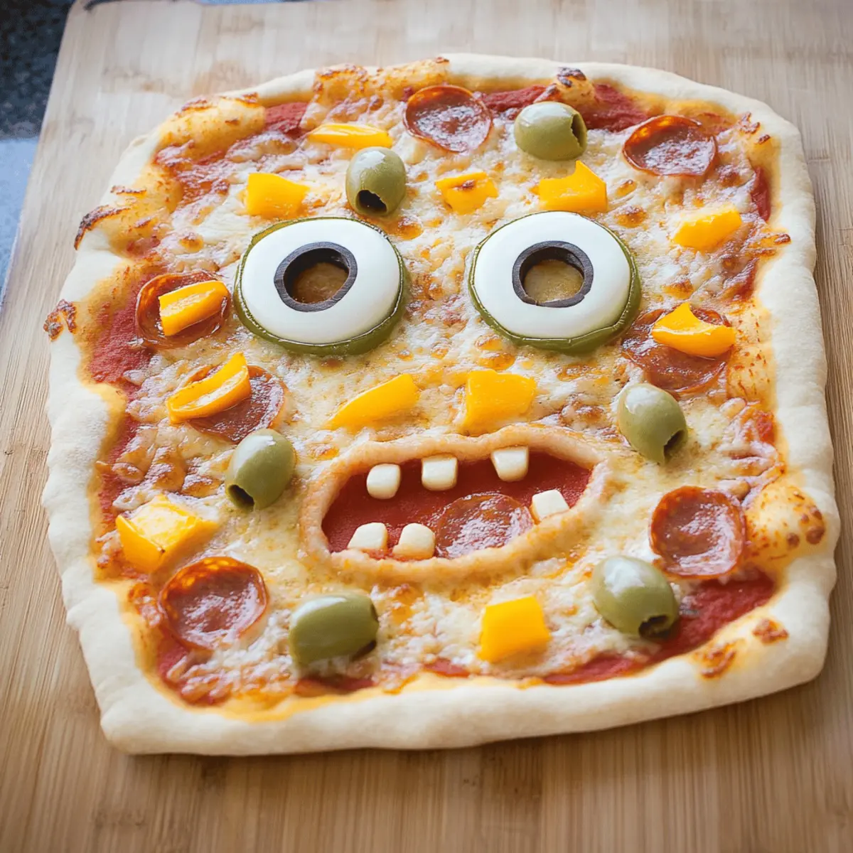 Monster Face Pizza: Create Fun Family Dinners Together