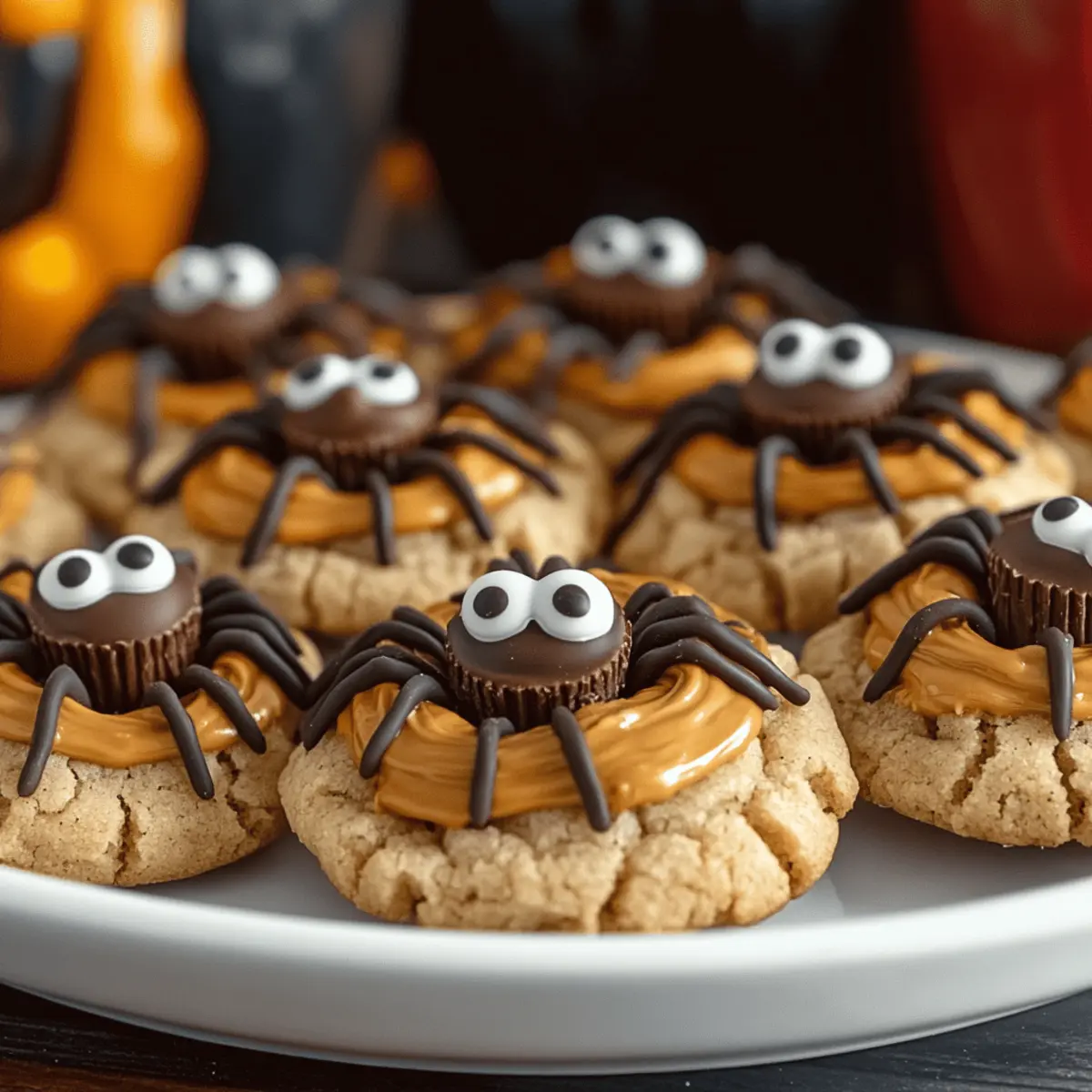 Peanut Butter Spider Cookies That Will Wow Your Halloween Party