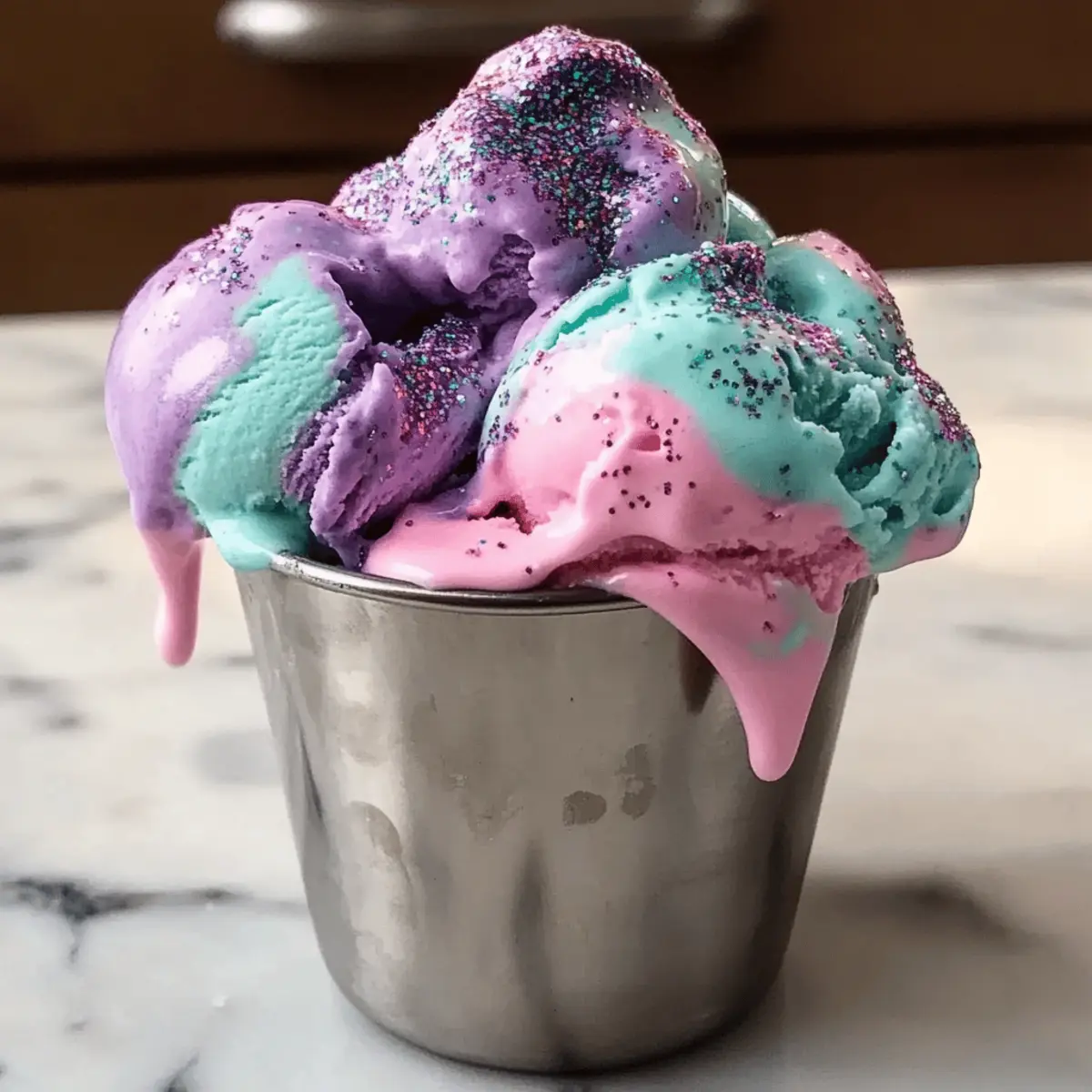Mermaid Ice Cream: Easy No-Churn Dessert for Family Fun