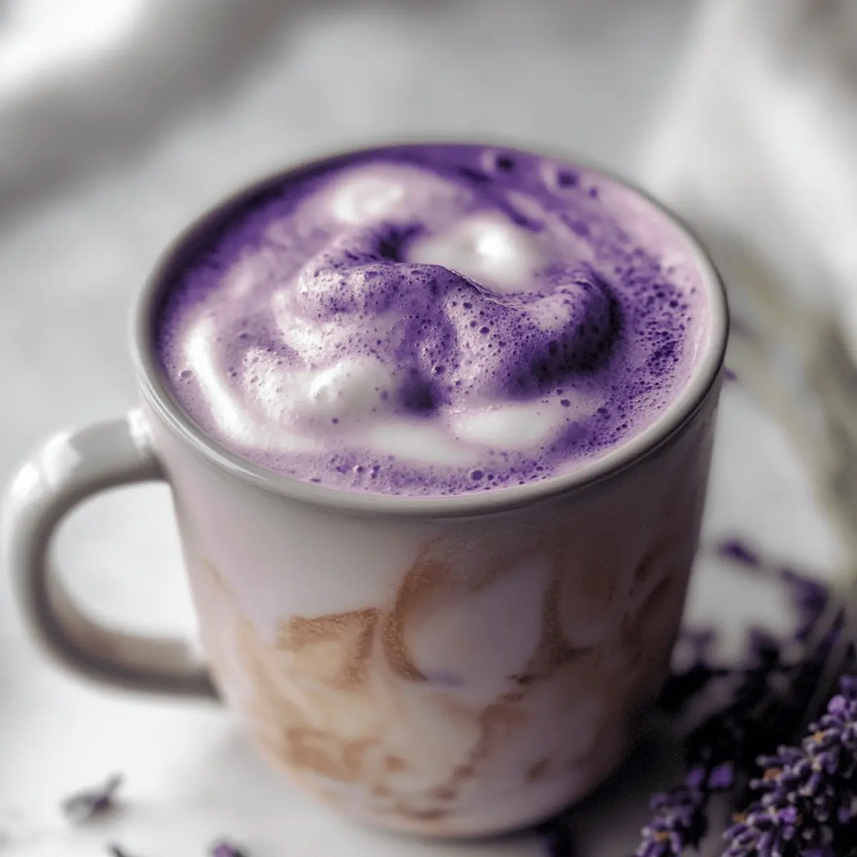 Lavender Cream Cold Foam Naturally Colored for Vibrant Sips