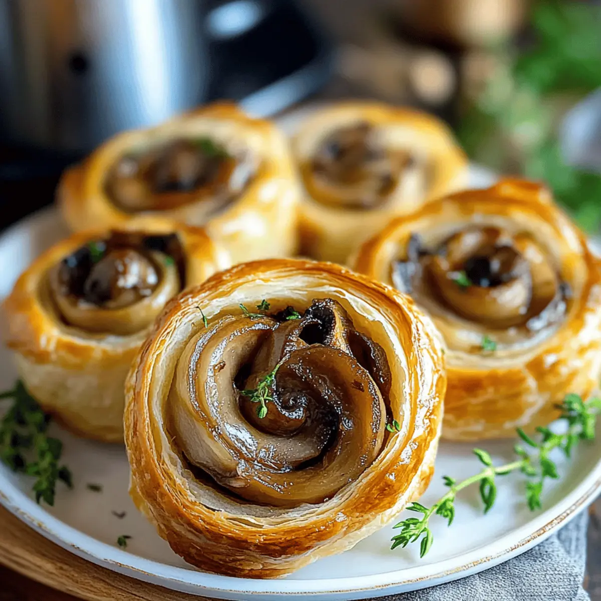 Mouthwatering Mushroom Puff Pastry Pinwheels for Everyone