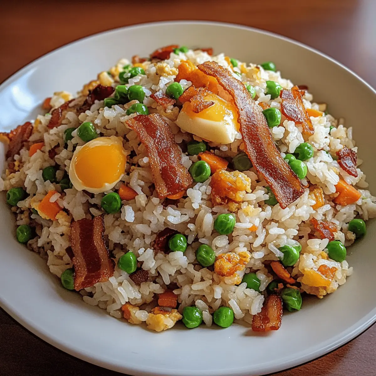 Bacon Fried Rice that’s Quick, Easy, and Oh-So Comforting