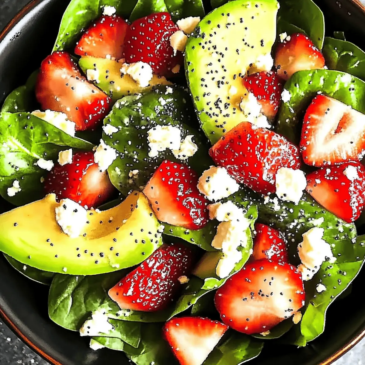 Strawberry Avocado Spinach Salad That Dances with Flavor