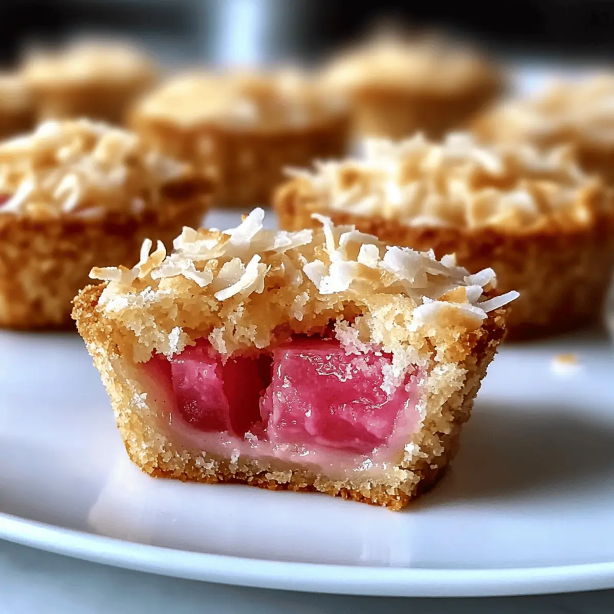 Rhubarb Coconut Macaroon Tarts – Spring’s Sweet Sensation
