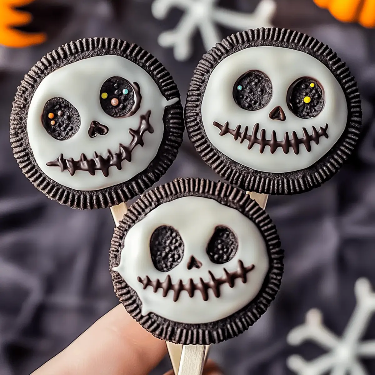 Delightful Jack Skellington Oreo Pops for Halloween Fun!