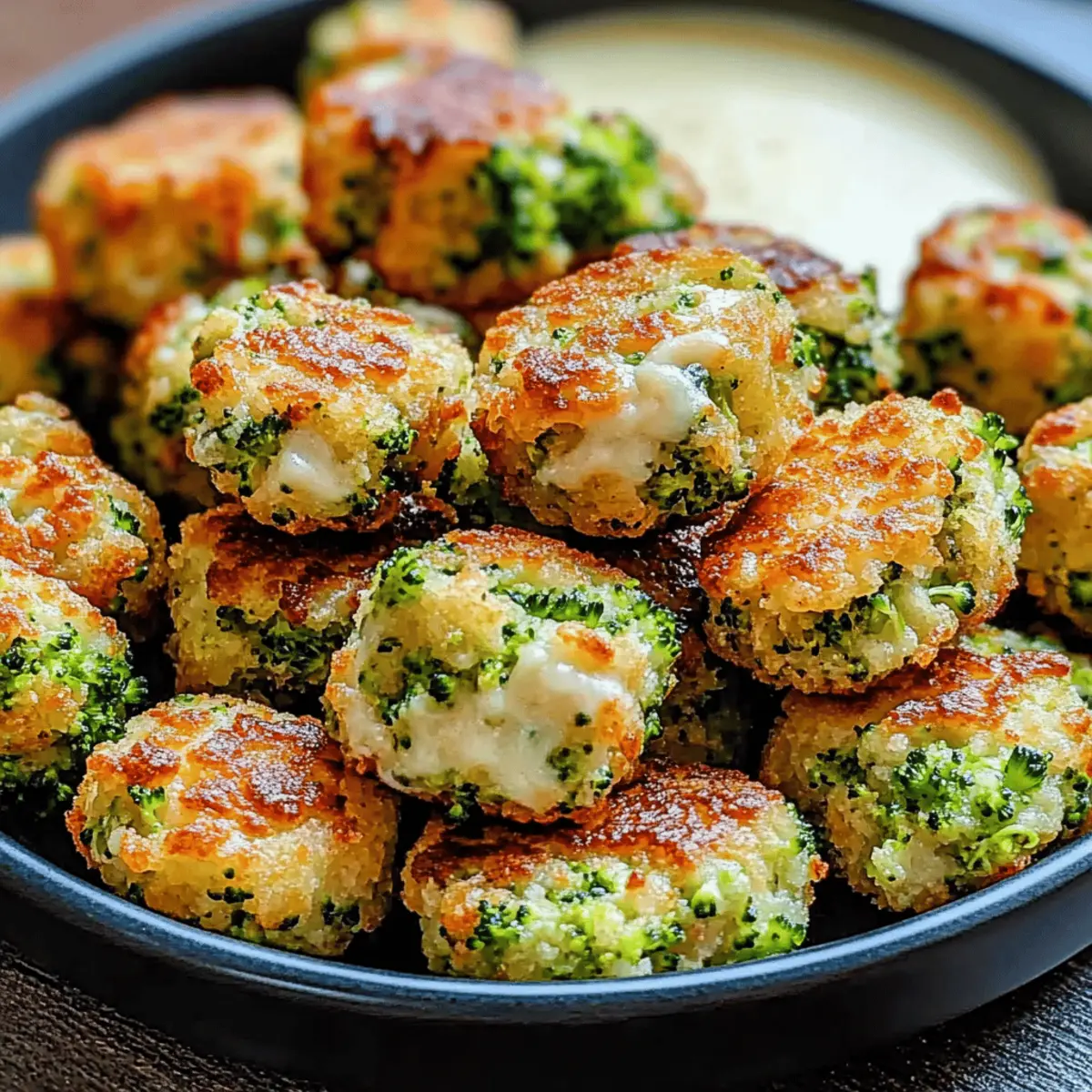 Cheesy Broccoli Tater Tots for a Healthy Snack Fix