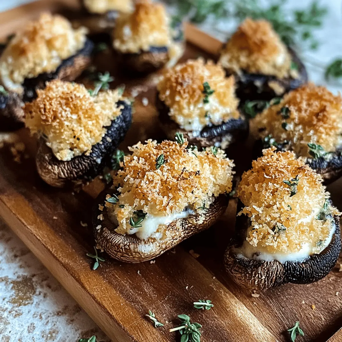 Savory Stuffed Morel Mushrooms with Creamy Herb Filling