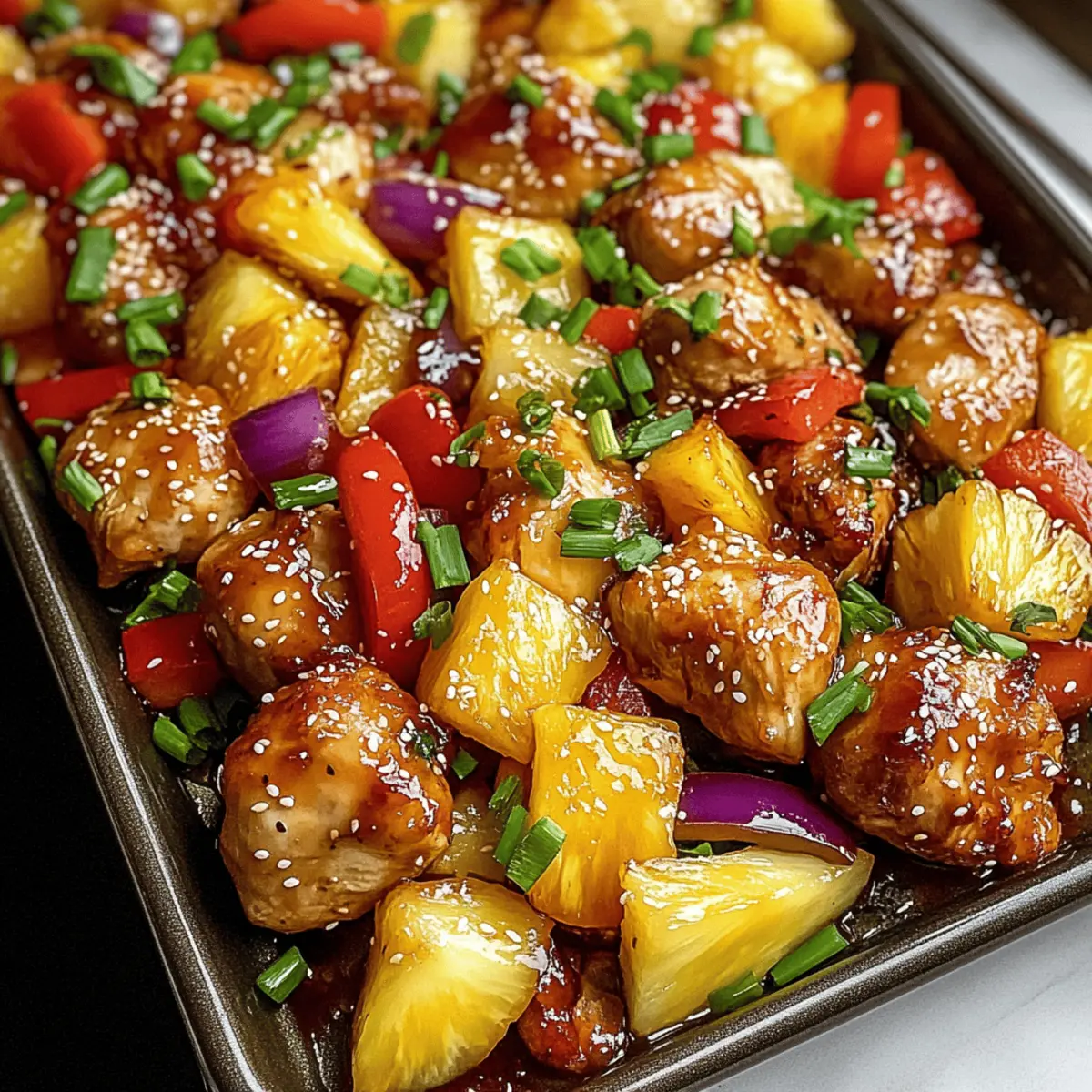 Sheet Pan Teriyaki Chicken and Pineapple Made Easy