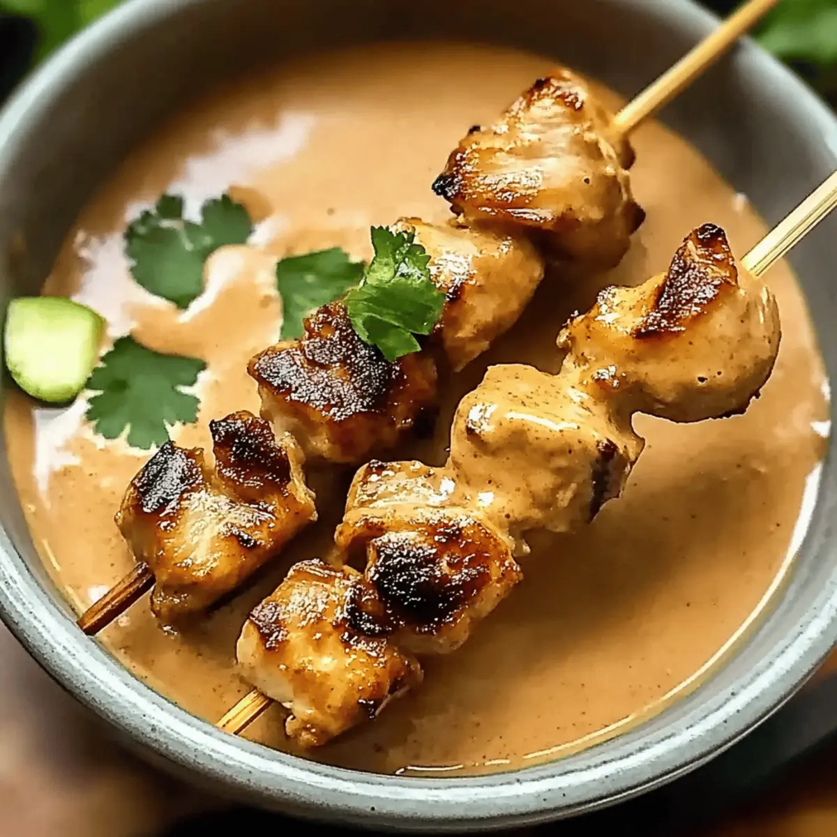 Delicious Thai Chicken Satay with Peanut Sauce for Everyone