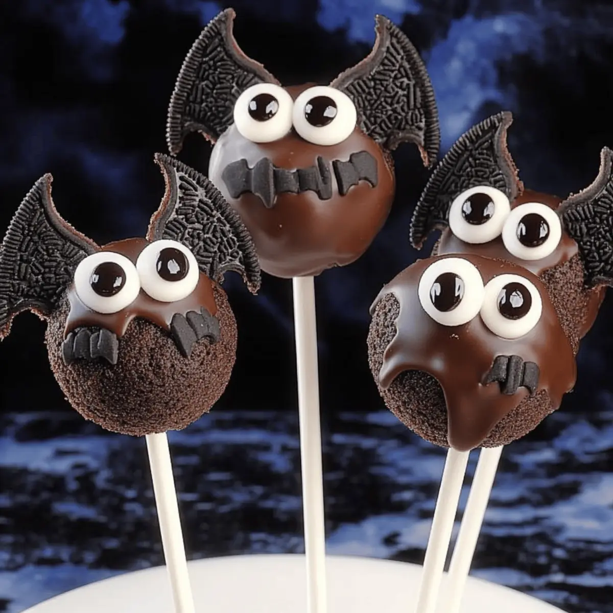 Creepy-Cool OREO Bat Cookie Ball Pops for Halloween Fun