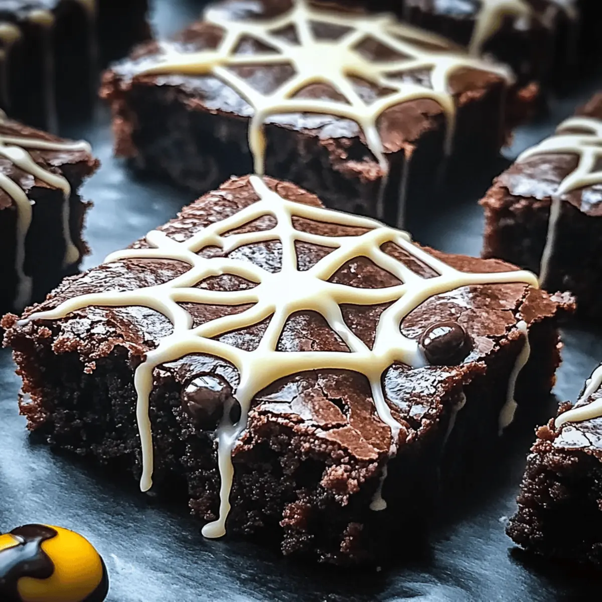 Spooky Spider Web Halloween Brownies Recipe to Impress Everyone