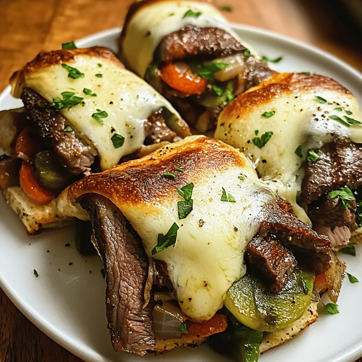 Keto Philly Cheesesteak Roll Ups That Melt in Your Mouth