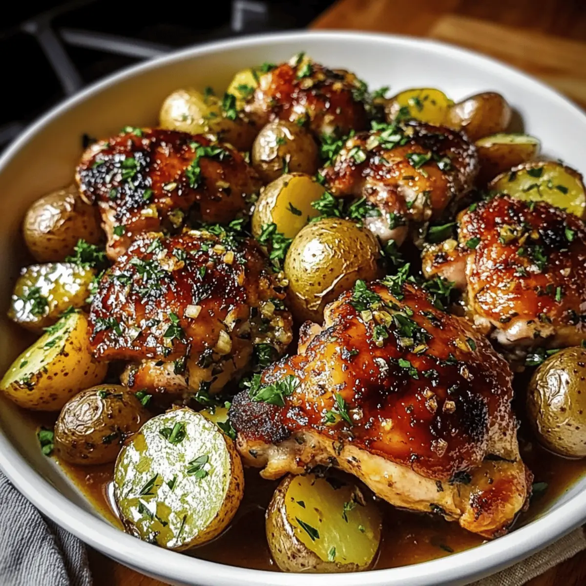 Garlic Butter Chicken and Potatoes Skillet for Cozy Nights