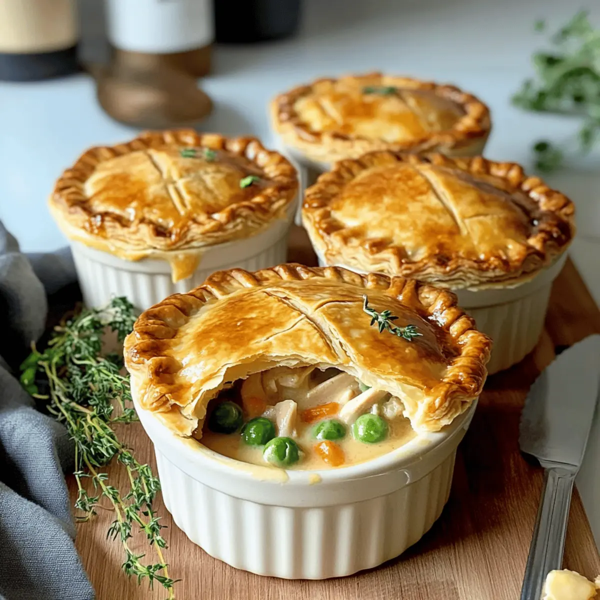 Creamy Turkey Pot Mini Pies for Cozy Nights In