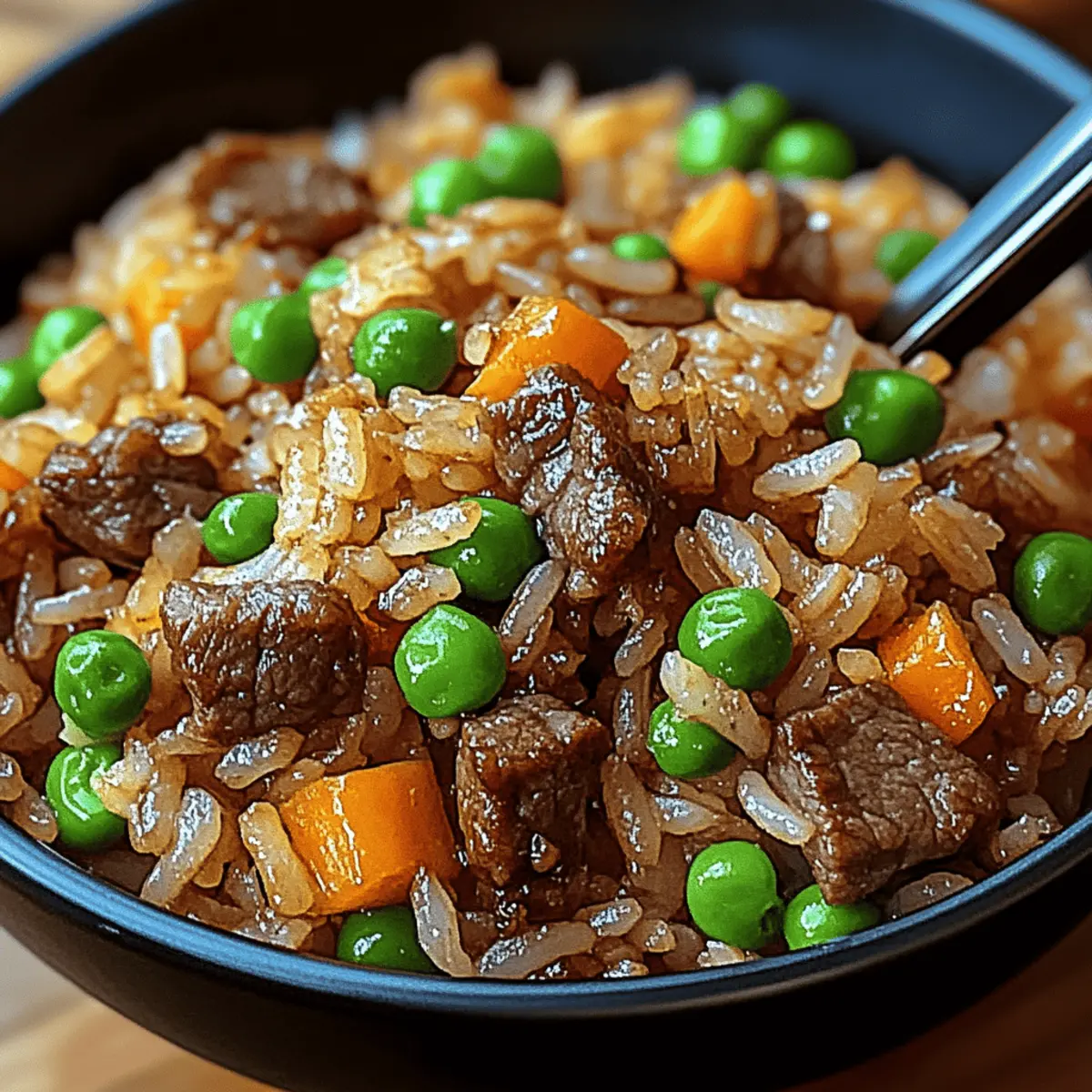 Savory Onion Beef Fried Rice That's Ready in Under 30 Minutes