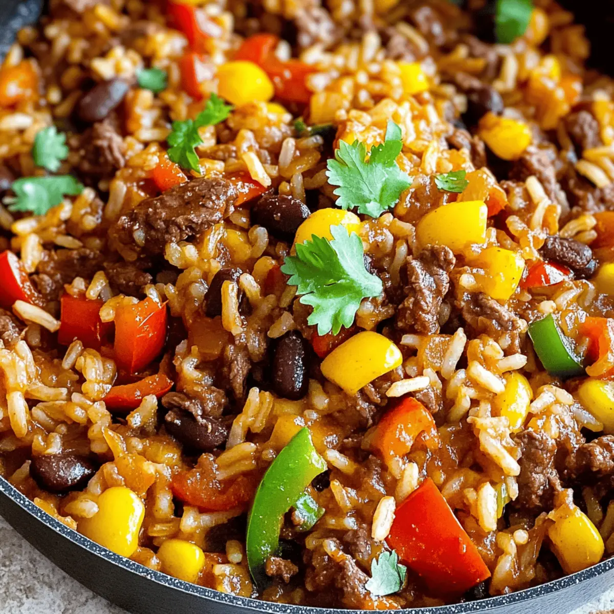 One Pot Mexican Beef Rice Skillet for Quick Family Comfort