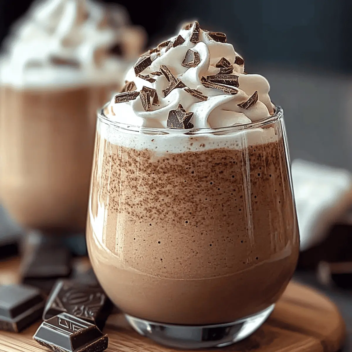 Frozen Hot Chocolate Bliss: Chill Out with This Sweet Treat