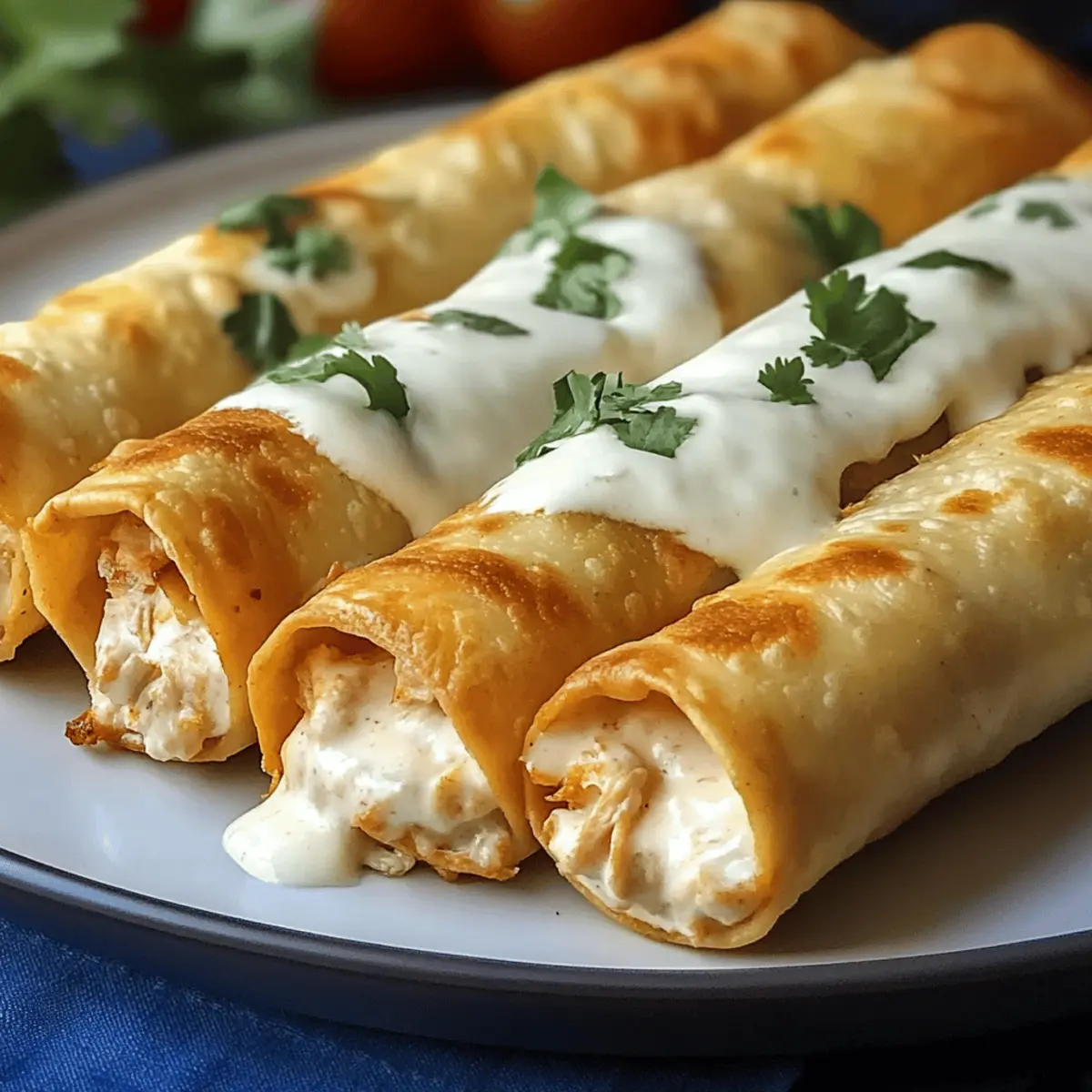 Baked Cream Cheese Chicken Taquitos for Cozy Family Nights