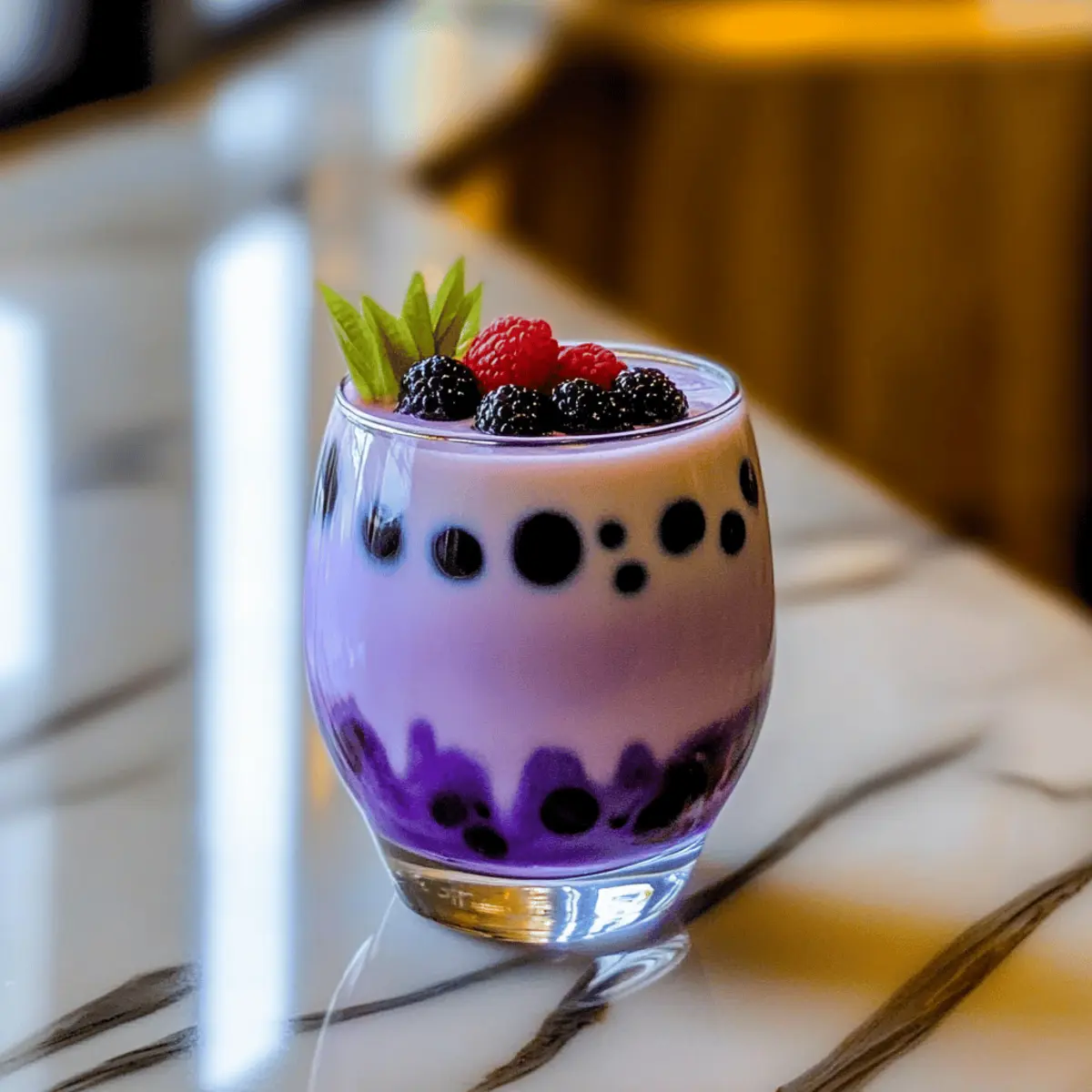 Bat Wing Bubble Tea Mocktail: Spooky Fun for Everyone