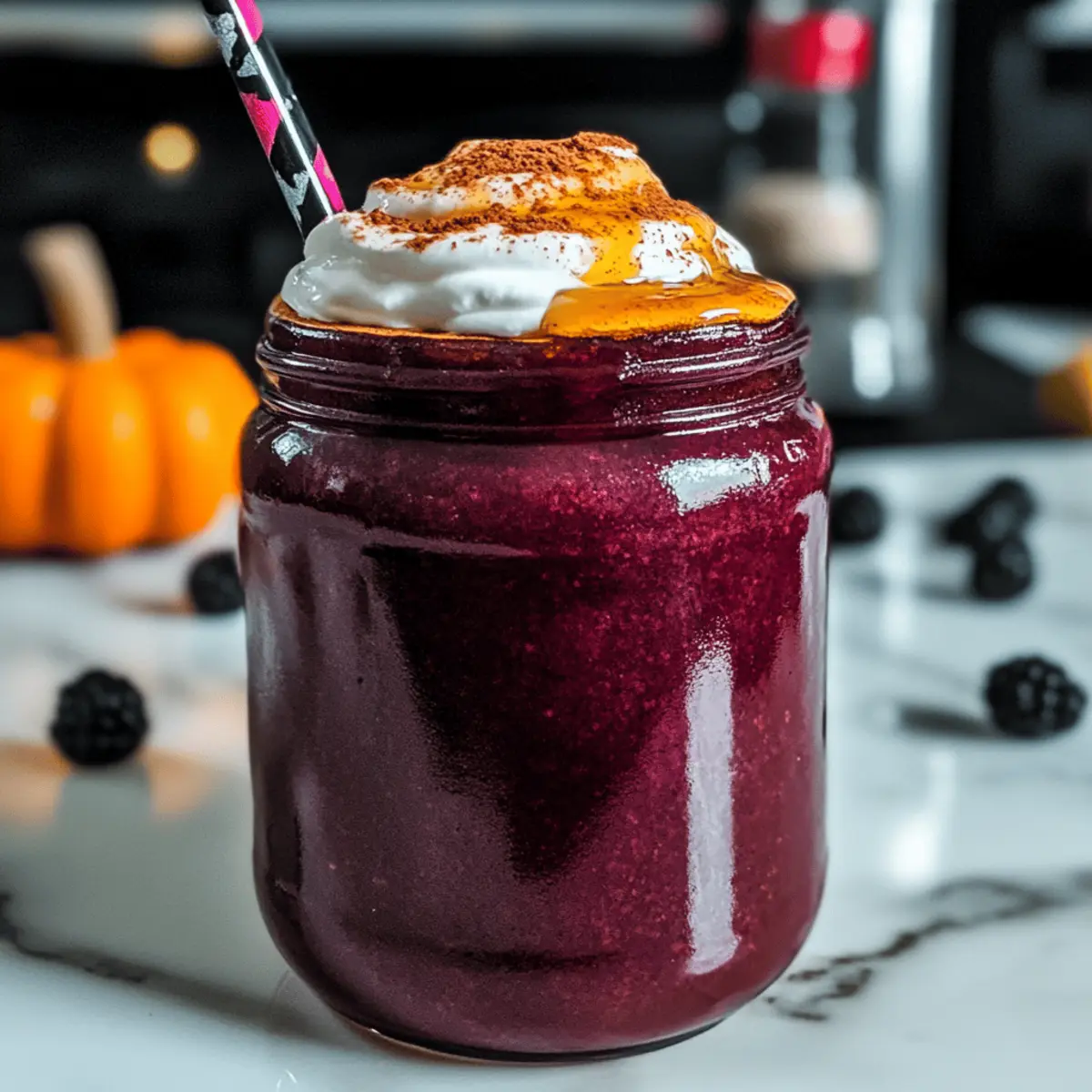 Deliciously Creepy Bloody Berry Smoothie for Halloween Mornings