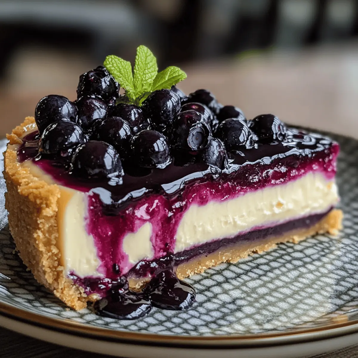 Blueberry Bliss Cheesecake That Will Steal Your Heart